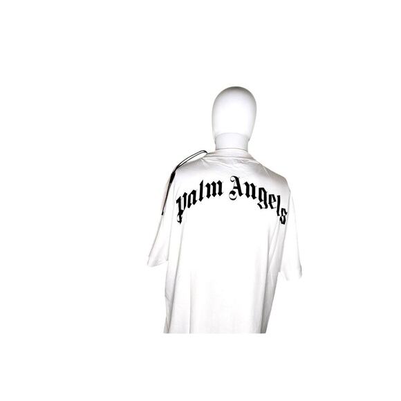 NWT PALM ANGELS Leopard Banana Classic Tee in White Size L - Picture 6 of 13